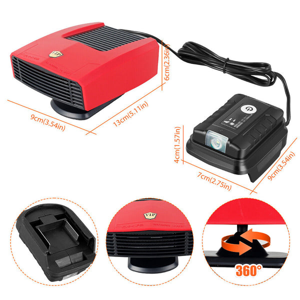 600W Electric Car Heater Heating Defogger Demister For  18V Fast Ship UK